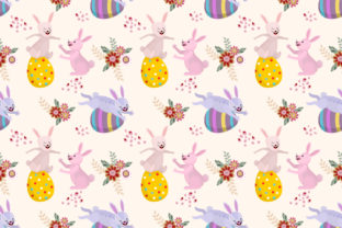 Download Seamless Rabbits and Easter Eggs. - Premium Resources