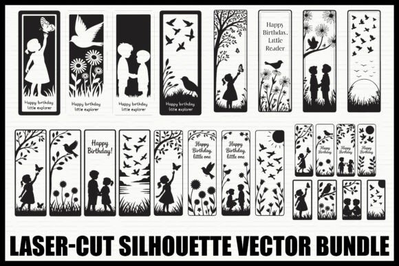 Download Laser Cut Silhouette Vector Bundle - Vector bundle Collection