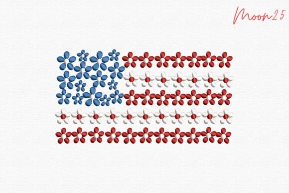 Download Floral American Flag Freedom Blossom Art - Freedom Collection